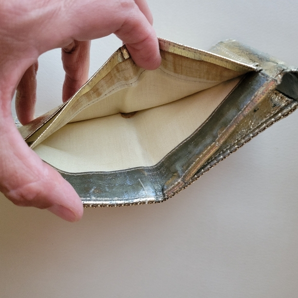 Vintage Gold Mesh Small Wallet ~ Whiting & Davis Style ~ Retro ~ Date Night ~ - Picture 14 of 15